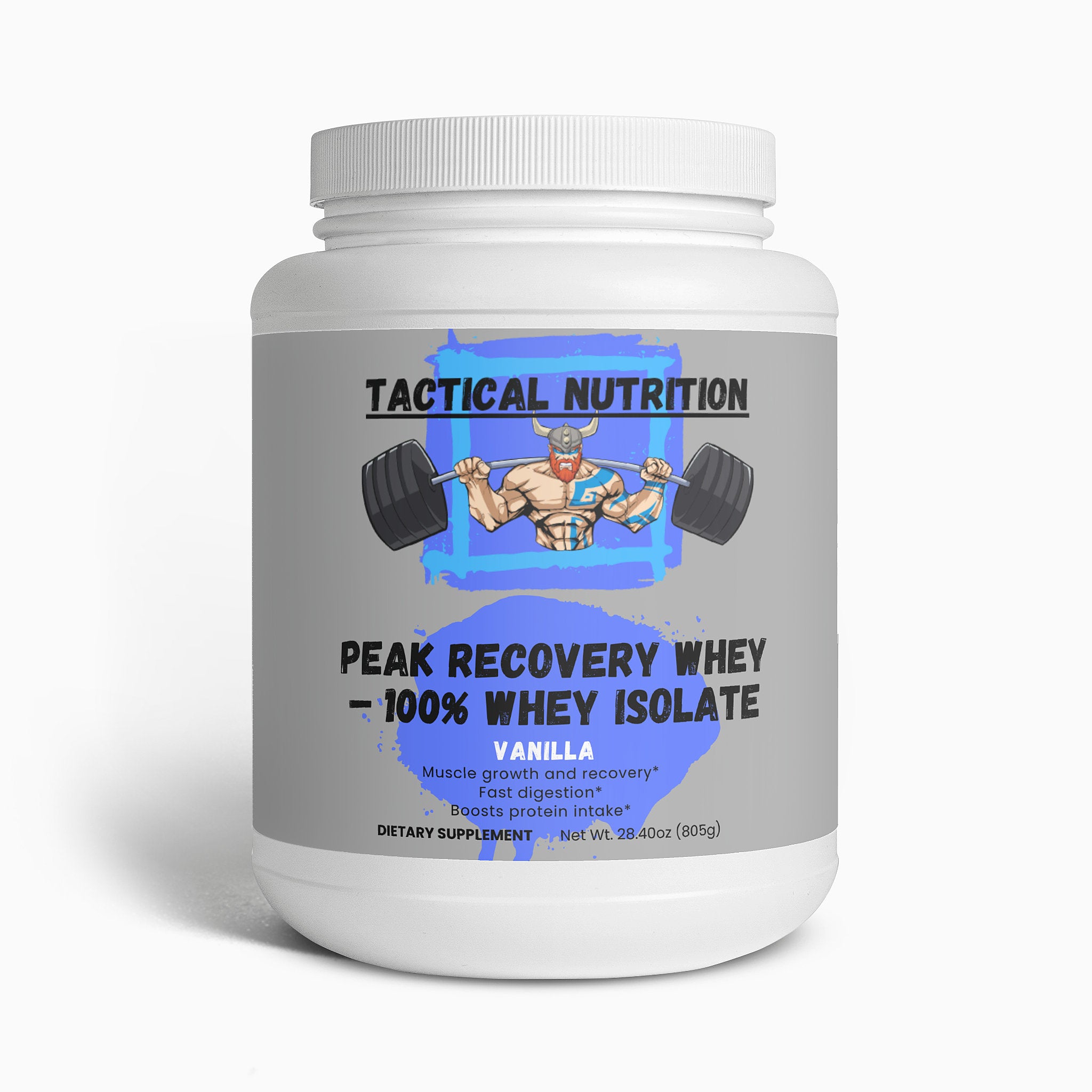 Peak Recovery Whey – 100% Isolate Vanilla