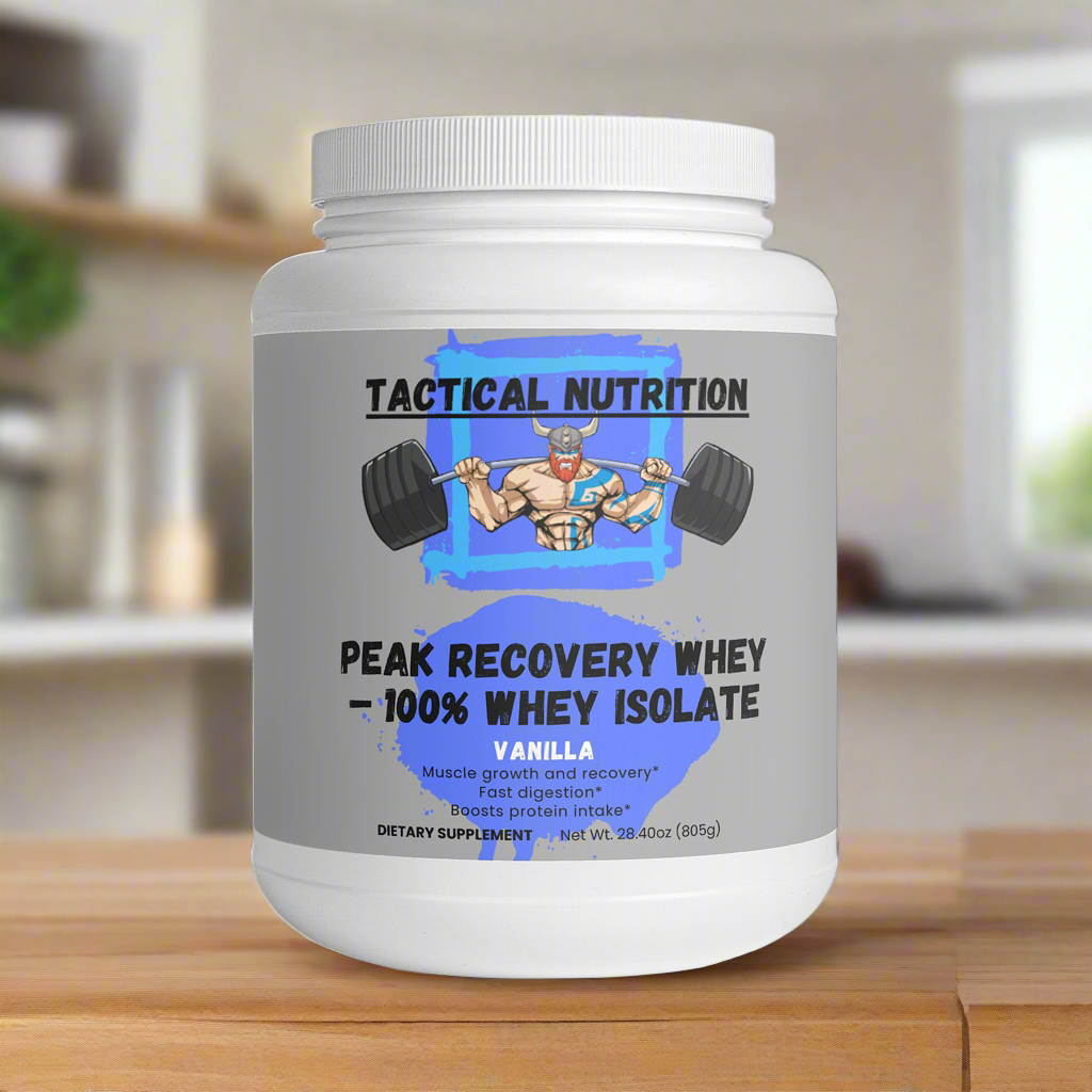 Peak Recovery Whey – 100% Isolate Vanilla